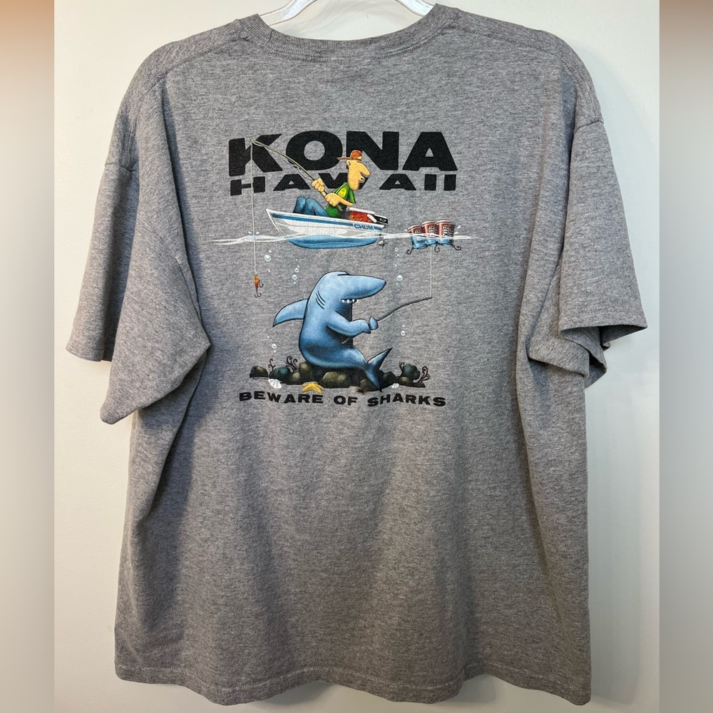 Grey Kona Hawaii Graphic T-Shirt